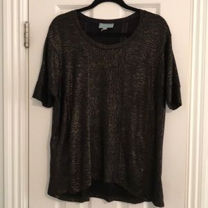 Black/gold shirt